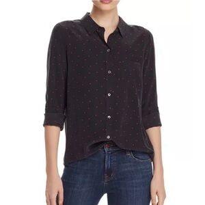 Rails Kate Red Mini Heart Blouse